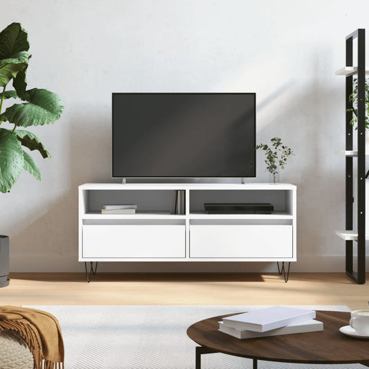 TV-Möbel Vit TV-Bänk 100x34,5x44,5 cm