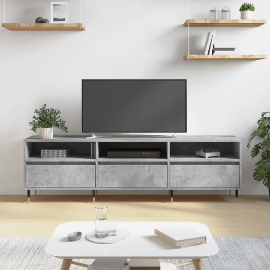 TV-Möbel Betonggrå TV-Bänk 150x30x44,5 cm