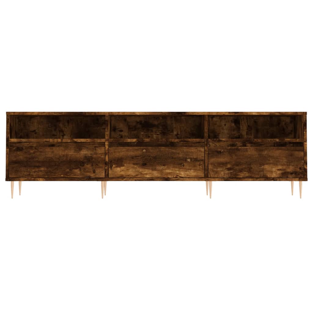 TV-Möbel Rökfärgad Ek TV-Bänk 150x30x44,5 cm
