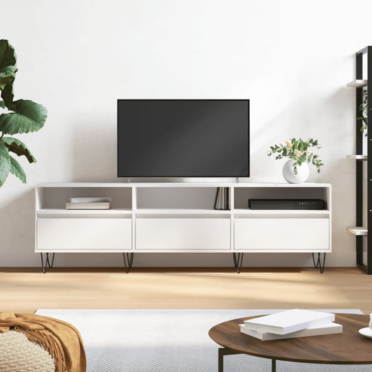 TV-Möbel Vit TV-Bänk 150x30x44,5 cm