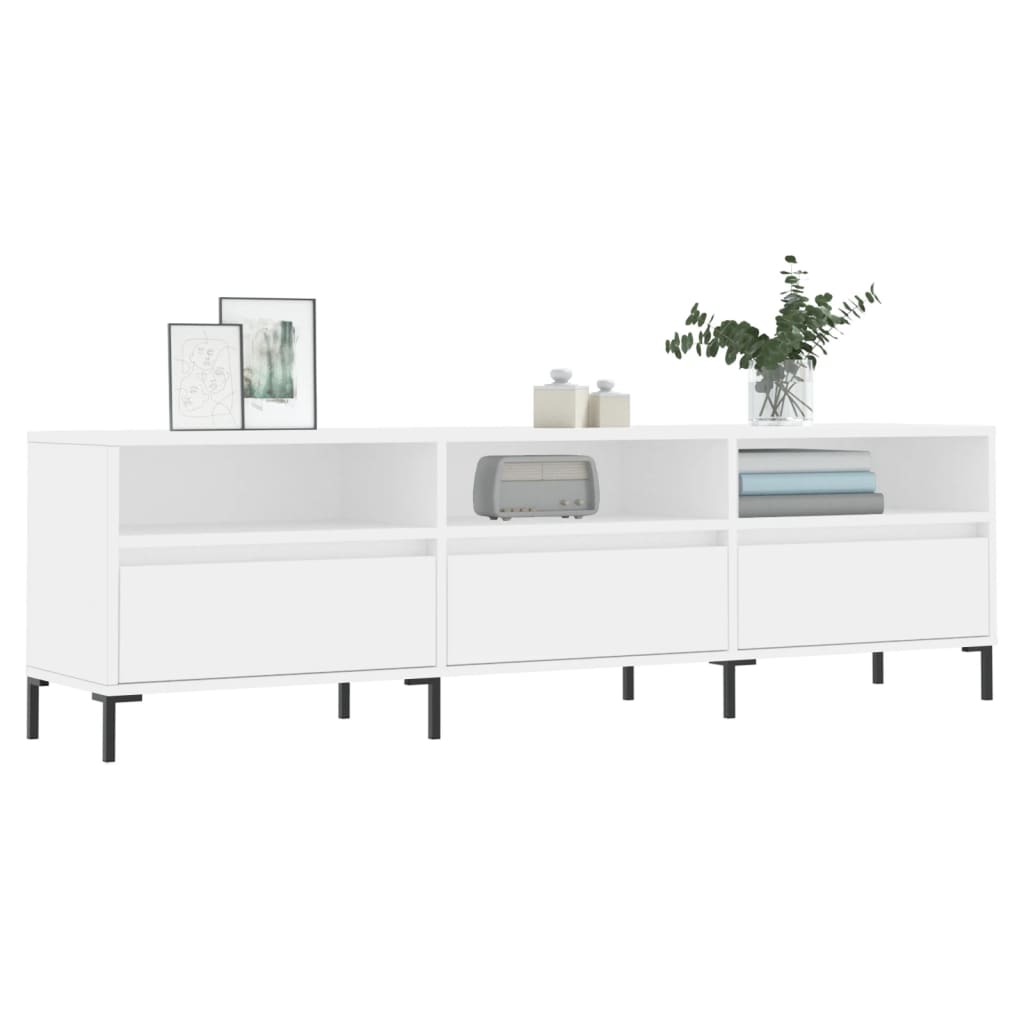 TV-Möbel Vit TV-Bänk 150x30x44,5 cm