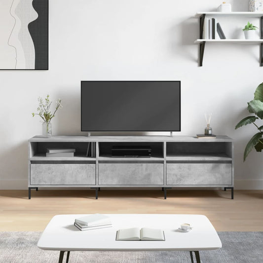 TV-Möbel Betonggrå TV-Bänk 150x30x44,5 cm