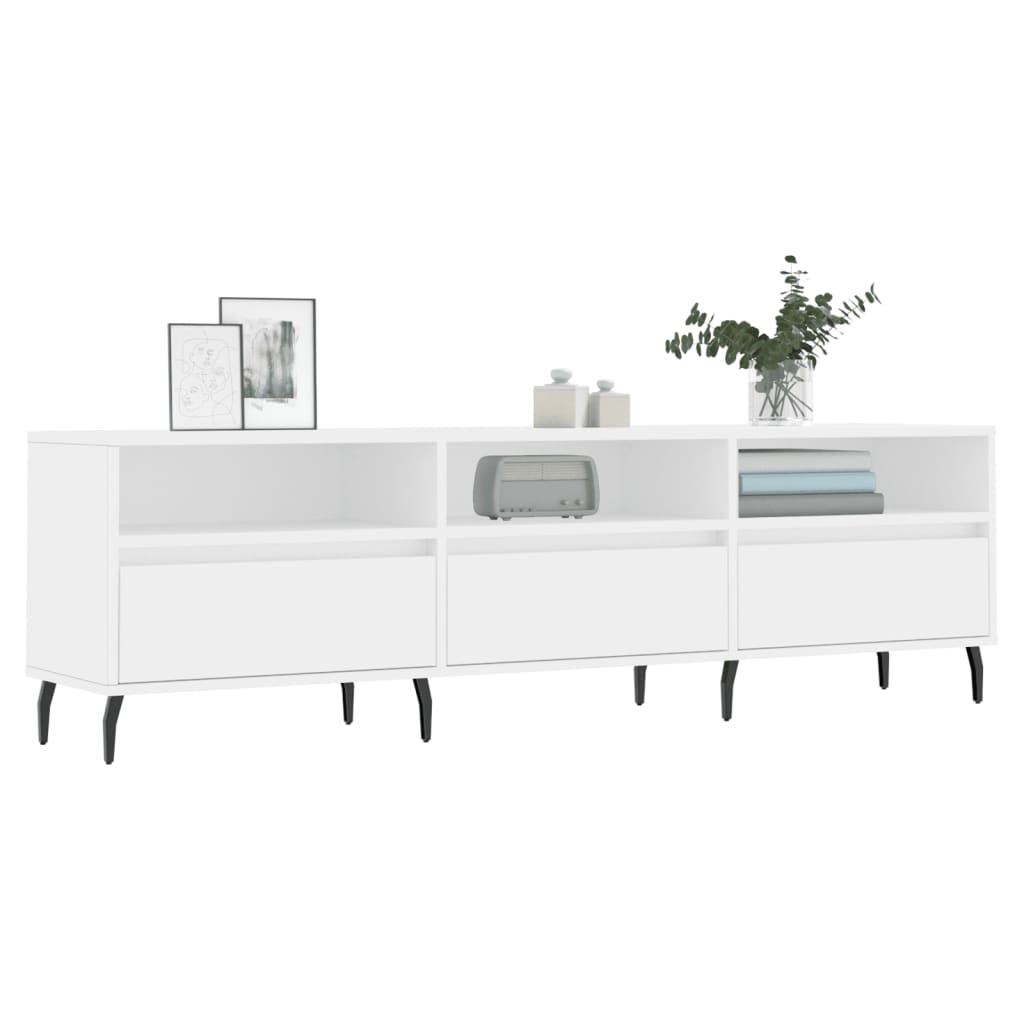 TV-Möbel Vit TV-Bänk 150x30x44,5 cm