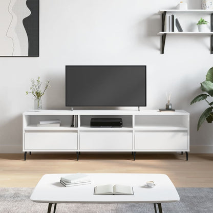 TV-Möbel Vit TV-Bänk 150x30x44,5 cm