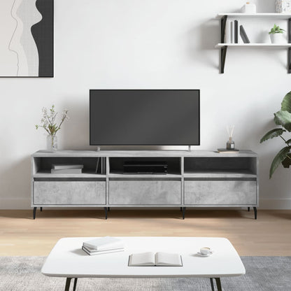 TV-Möbel Betonggrå TV-Bänk 150x30x44,5 cm