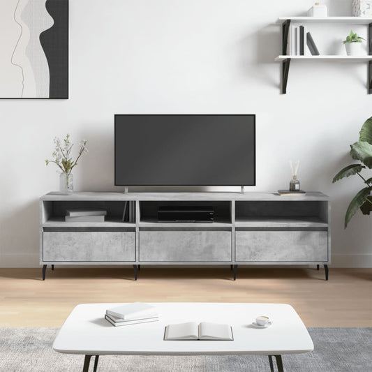 TV-Möbel Betonggrå TV-Bänk 150x30x44,5 cm