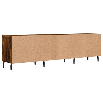 TV-Möbel Rökfärgad Ek TV-Bänk 150x30x44,5 cm