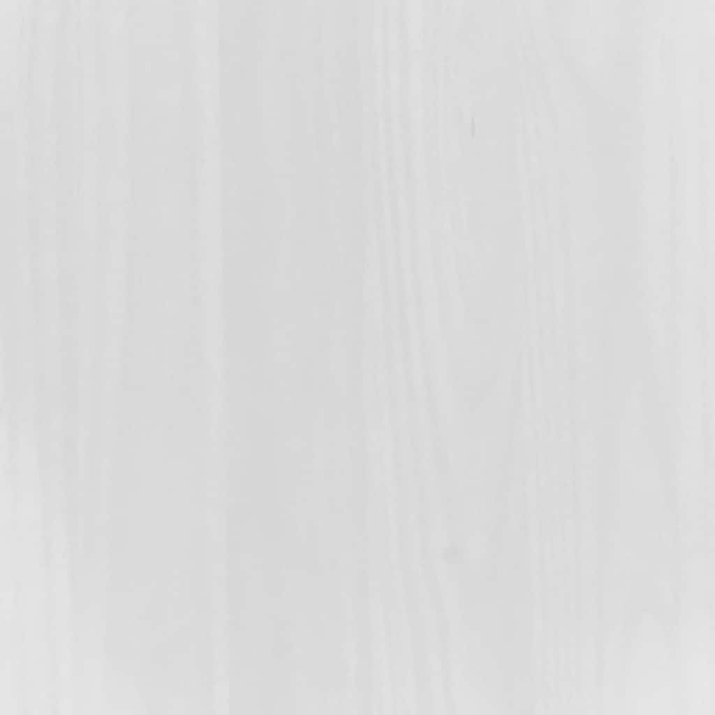 Skåp Vit Corona 112x43x196 cm massiv mexikansk furu