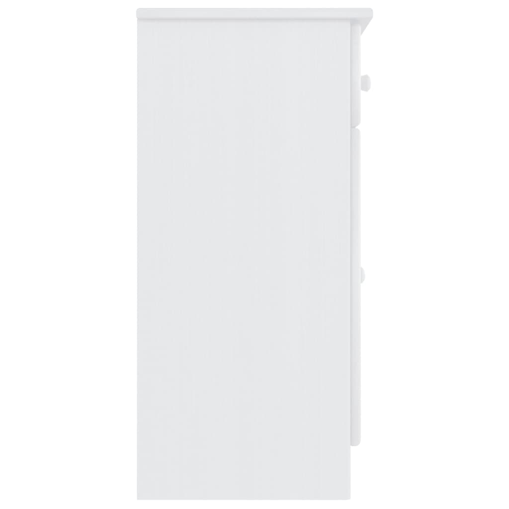 Skänk Vit ALTA 77x35x73 cm massiv furu