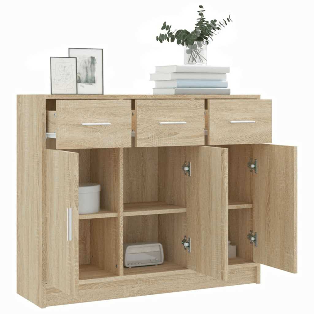 Skänk Sonoma Ek 91x28x75 cm