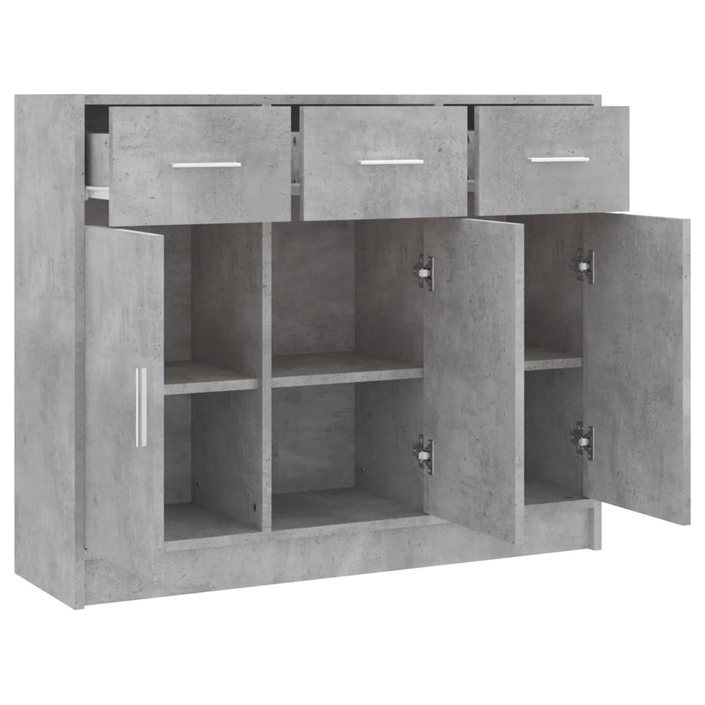 Skänk Betonggrå 91x28x75 cm