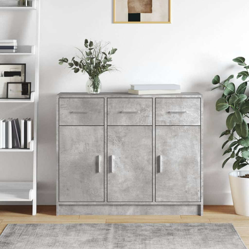 Skänk Betonggrå 91x28x75 cm