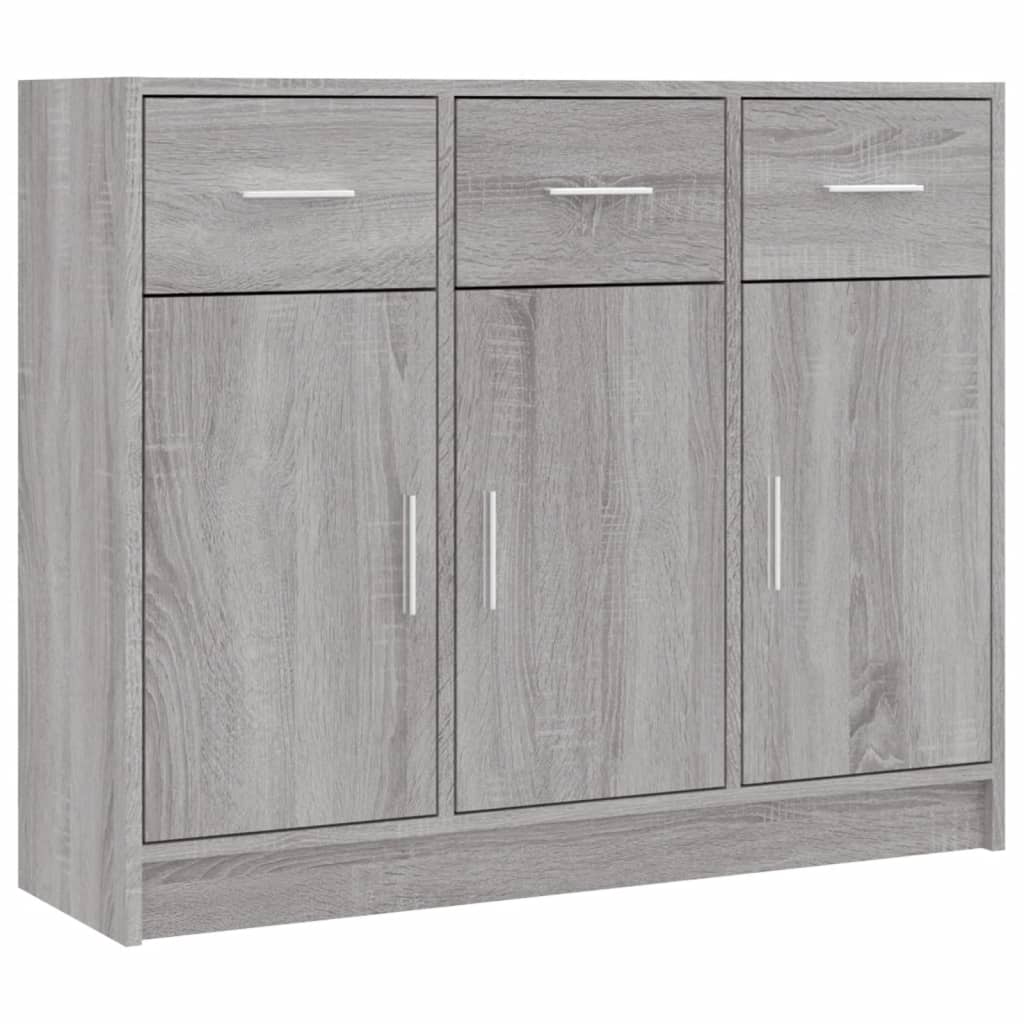 Skänk Sonoma Grå 91x28x75 cm