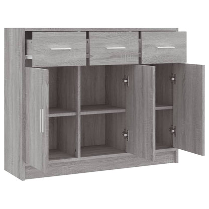 Skänk Sonoma Grå 91x28x75 cm