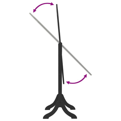 Väggspegel svar 45,5x47,5x160 cm konstruerad trä