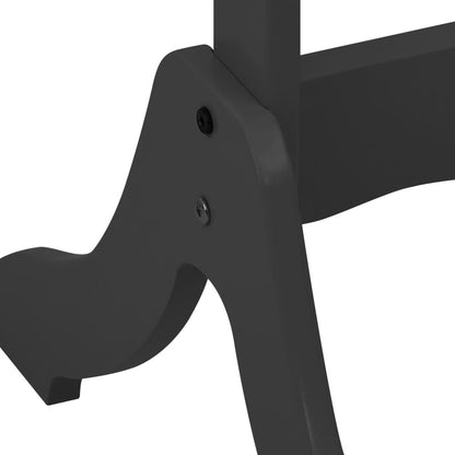 Väggspegel svar 45,5x47,5x160 cm konstruerad trä