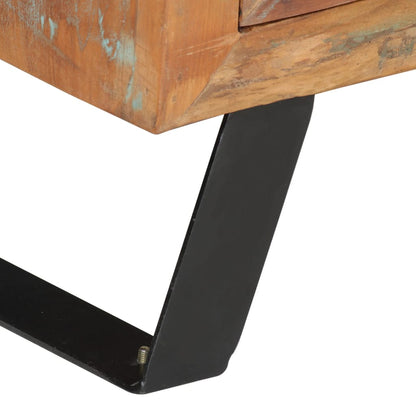 TV-Möbel Trä TV-Bänk 112x30x45 cm massivt återvunnet trä