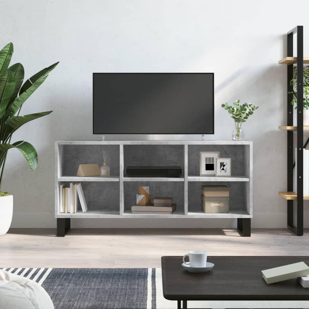 TV-Möbel Betonggrå TV-Bänk 103,5x30x50 cm