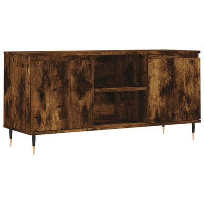 TV-Möbel Rökfärgad Ek TV-Bänk 104x35x50 cm