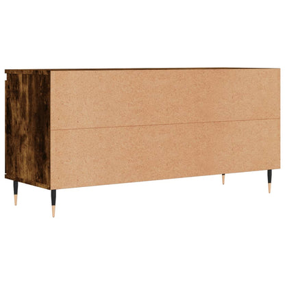 TV-Möbel Rökfärgad Ek TV-Bänk 104x35x50 cm