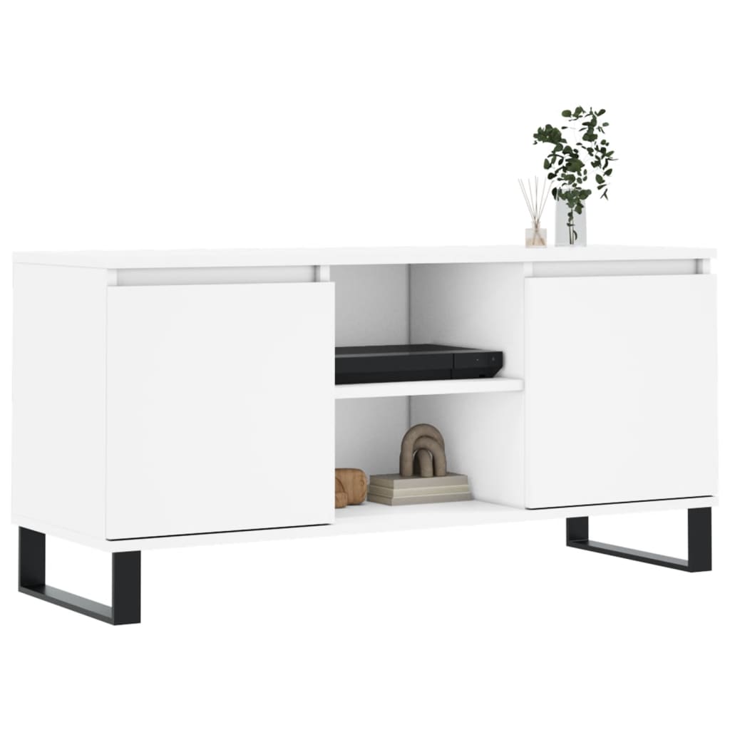 TV-Möbel Vit TV-Bänk 104x35x50 cm