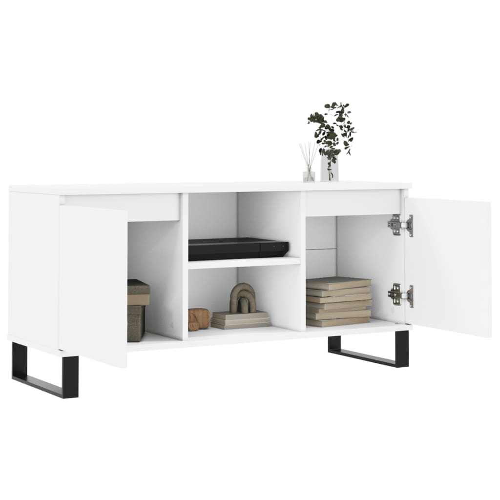 TV-Möbel Vit TV-Bänk 104x35x50 cm