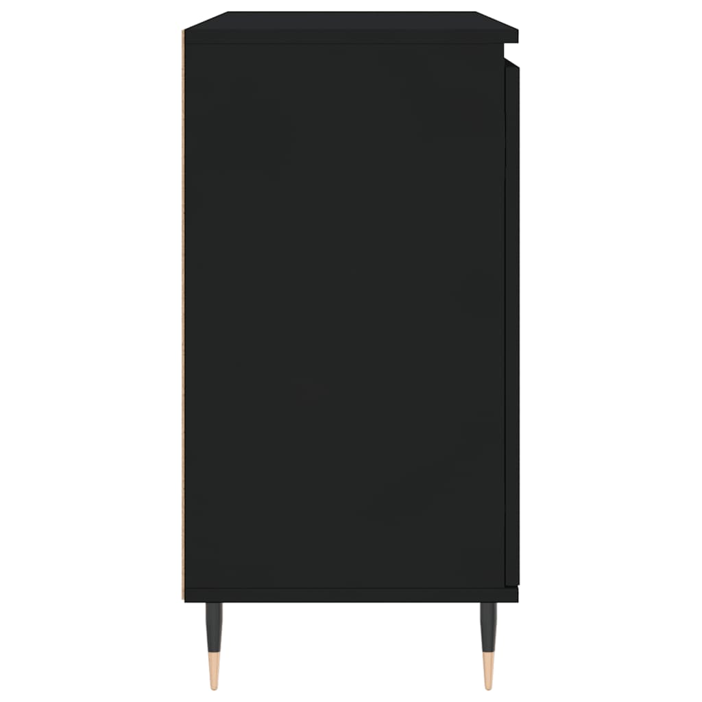 Skänk Svart 104x35x70 cm