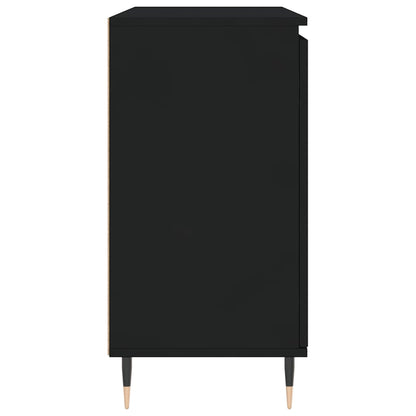 Skänk Svart 104x35x70 cm