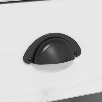 Skänk Vit BODO Brun 115,5x44x80 cm massiv furu