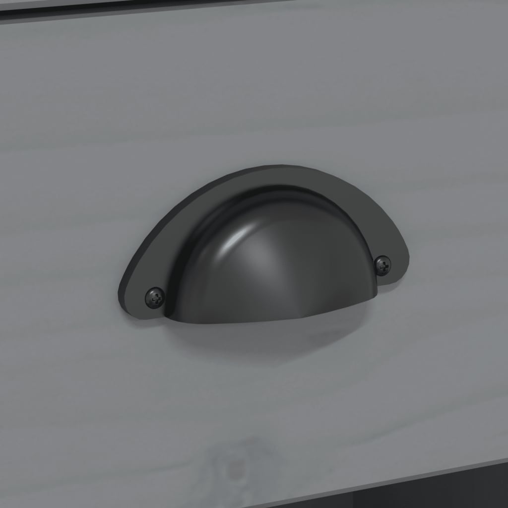 Avlastningsbord Konsollbord Grå 91x35x74 cm massiv furu