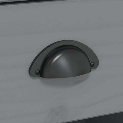 Avlastningsbord Konsollbord Grå 91x35x74 cm massiv furu