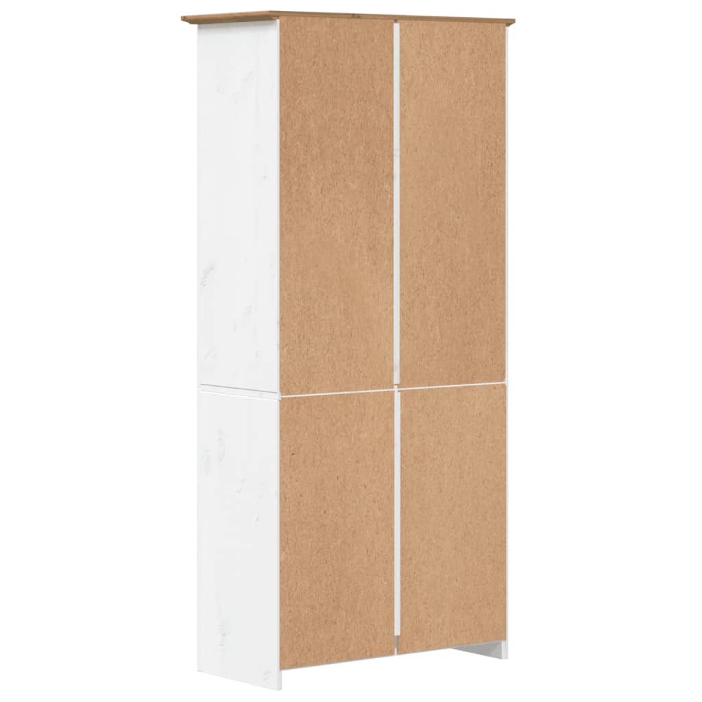 Bokhylla Brun BODO 82x40x173 cm massiv furu 5 hyllplan