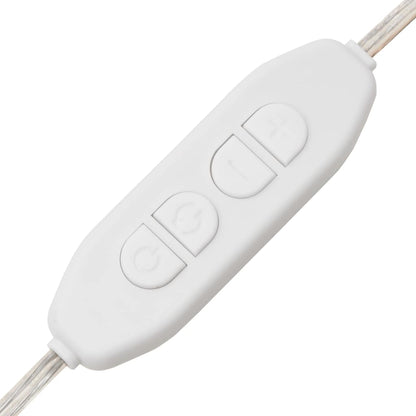 Väggspegel LED-belysning 45x100 cm glas oval