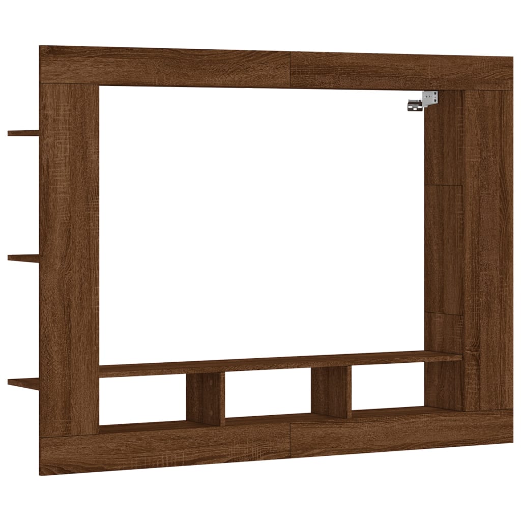 TV-Möbel Brun Ek TV-hylla 152x22x113 cm