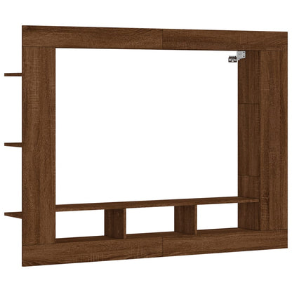 TV-Möbel Brun Ek TV-hylla 152x22x113 cm