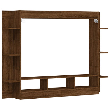 TV-Möbel Brun Ek TV-hylla 152x22x113 cm