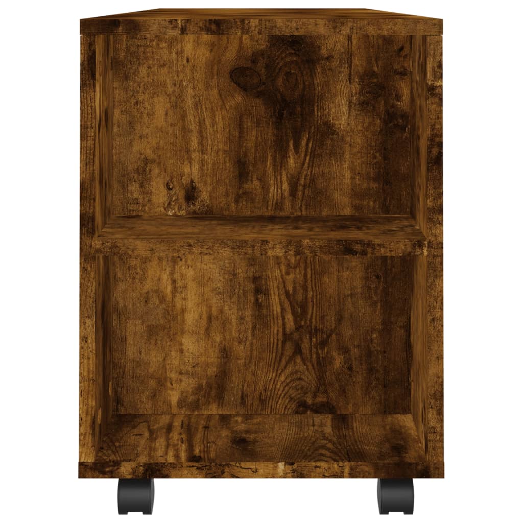 TV-Möbel Rökfärgad Ek TV-Bänk 102x34,5x43 cm