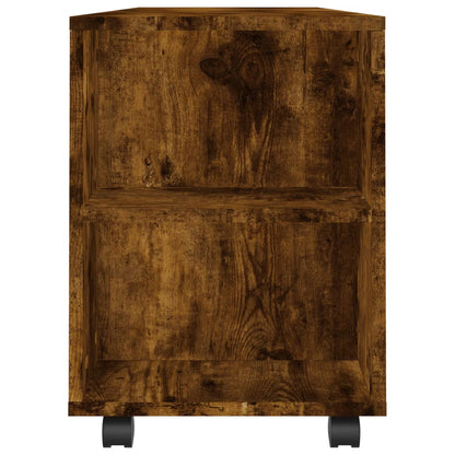 TV-Möbel Rökfärgad Ek TV-Bänk 102x34,5x43 cm