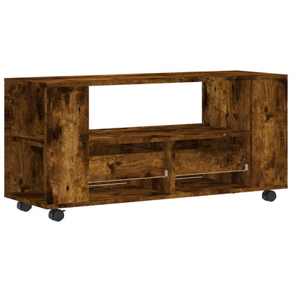 TV-Möbel Rökfärgad Ek TV-Bänk 102x34,5x43 cm