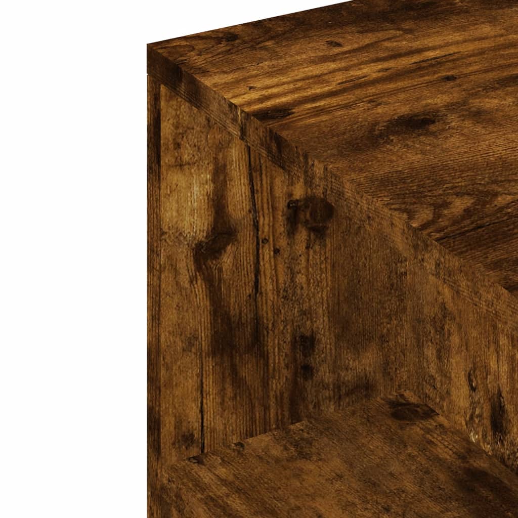 TV-Möbel Rökfärgad Ek TV-Bänk 102x34,5x43 cm