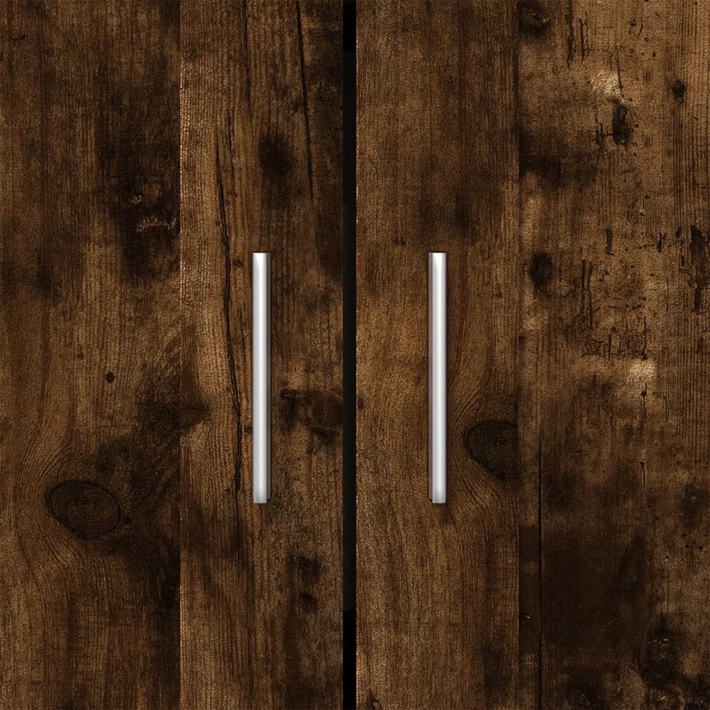 Bokhylla Rökfärgad Ek 82,5x30,5x115 cm