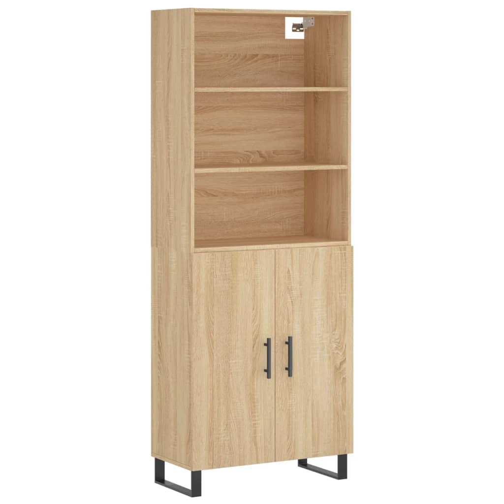 Skåp Sonoma Ek 69,5x34x180 cm