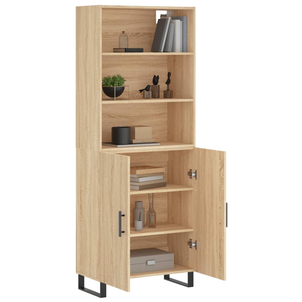 Skåp Sonoma Ek 69,5x34x180 cm
