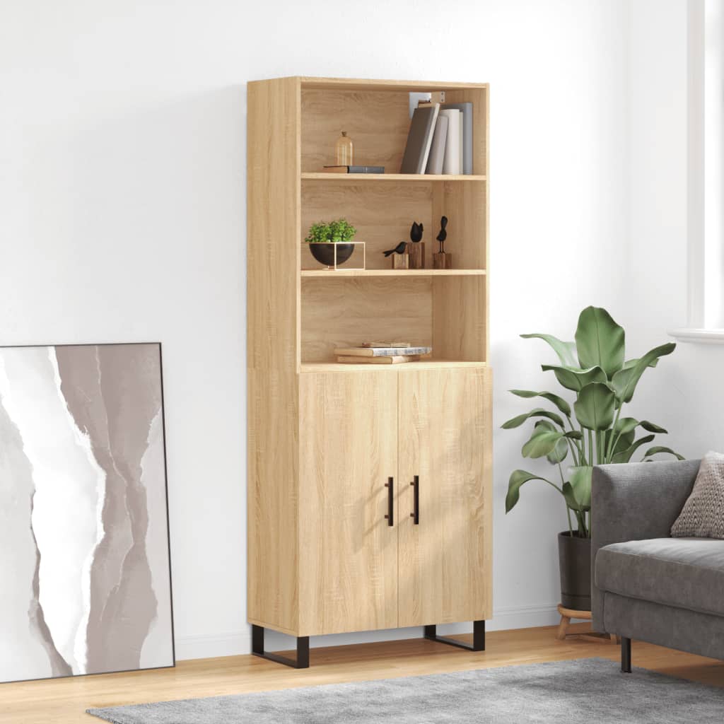 Skåp Sonoma Ek 69,5x34x180 cm