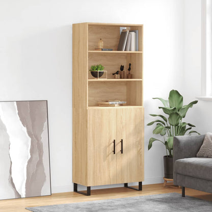 Skåp Sonoma Ek 69,5x34x180 cm