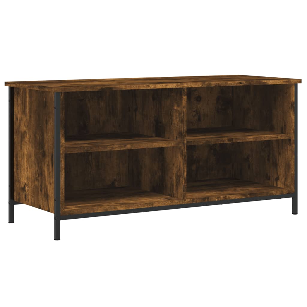 TV-Möbel Rökfärgad Ek TV-Bänk 100x40x50 cm