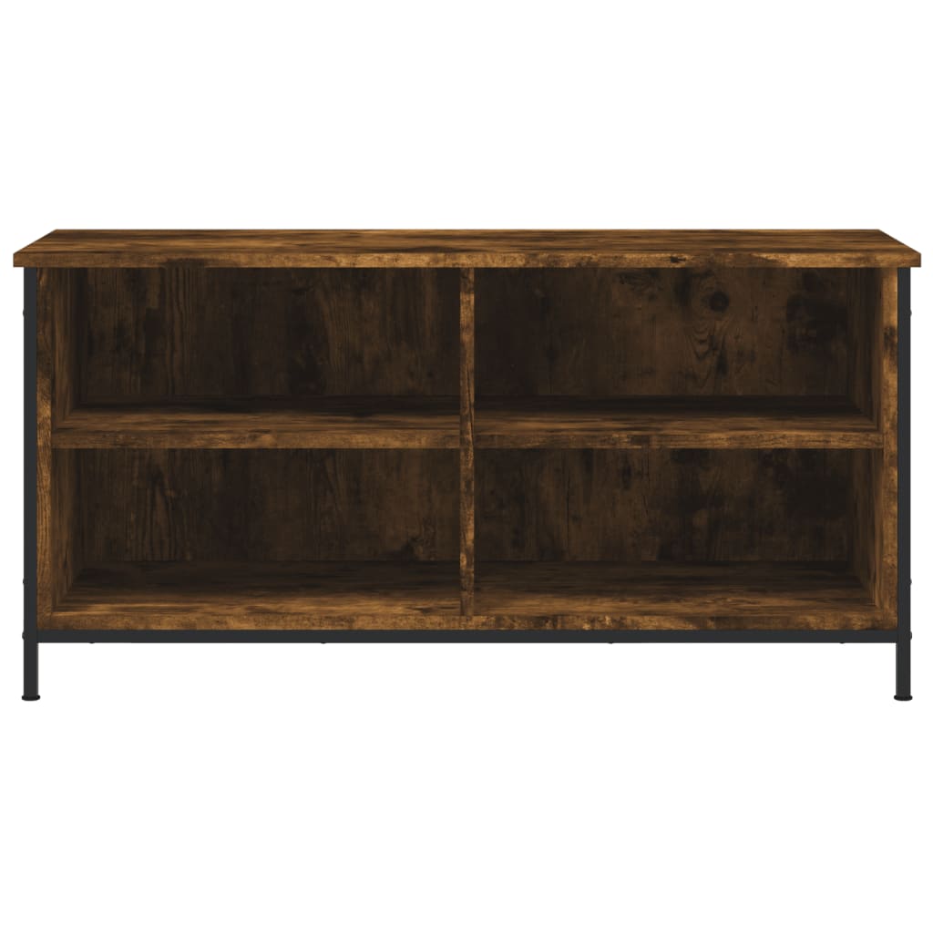 TV-Möbel Rökfärgad Ek TV-Bänk 100x40x50 cm