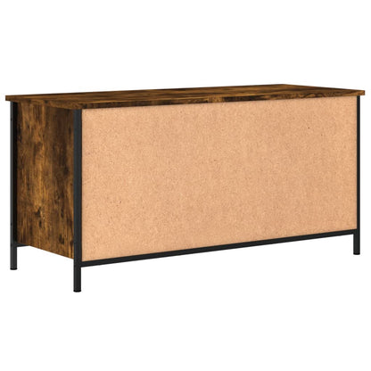 TV-Möbel Rökfärgad Ek TV-Bänk 100x40x50 cm