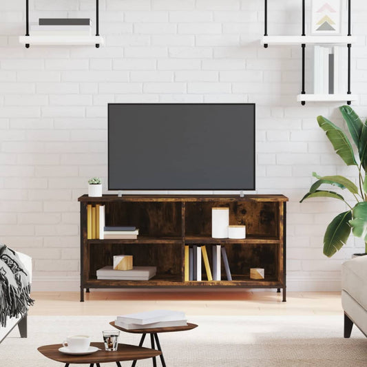 TV-Möbel Rökfärgad Ek TV-Bänk 100x40x50 cm