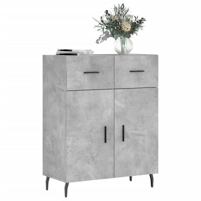 Skänk betonggrå 69,5x34x90 cm konstruerat trä